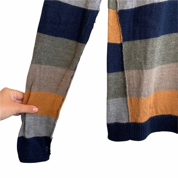 ATM Merino Wool Striped Multicolor Sweater S - Picture 6 of 12